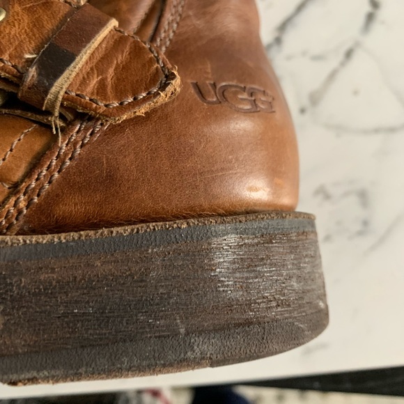 UGG Quilted Conor Fawn Boots 6 - Picture 4 of 16